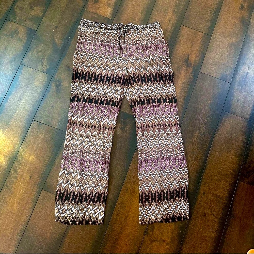 Jennifer Lopez Geometric Pants